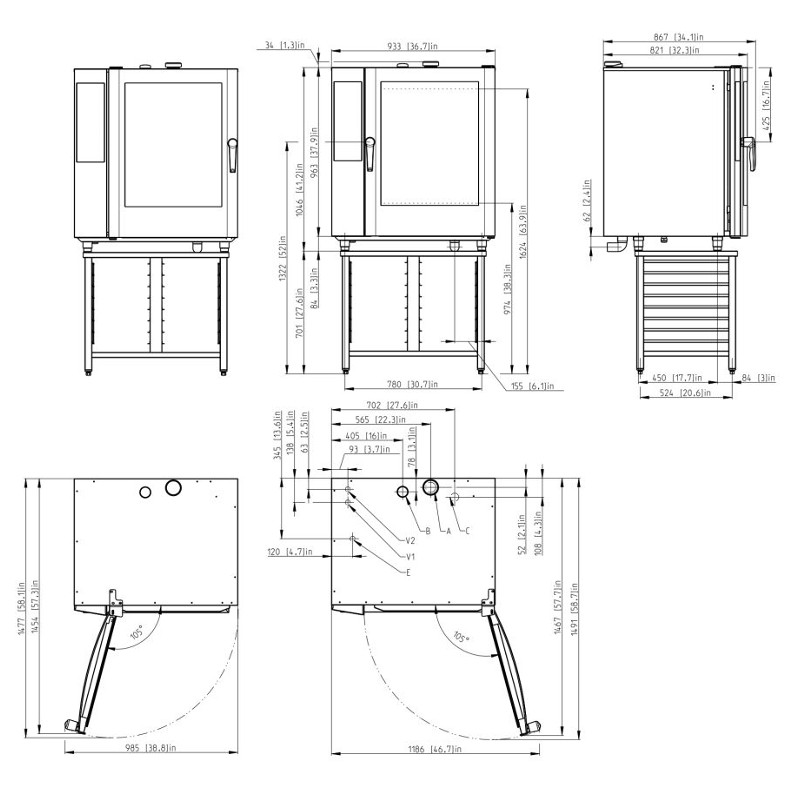 картинка Шкаф пекарский Retigo DeliMaster DM8