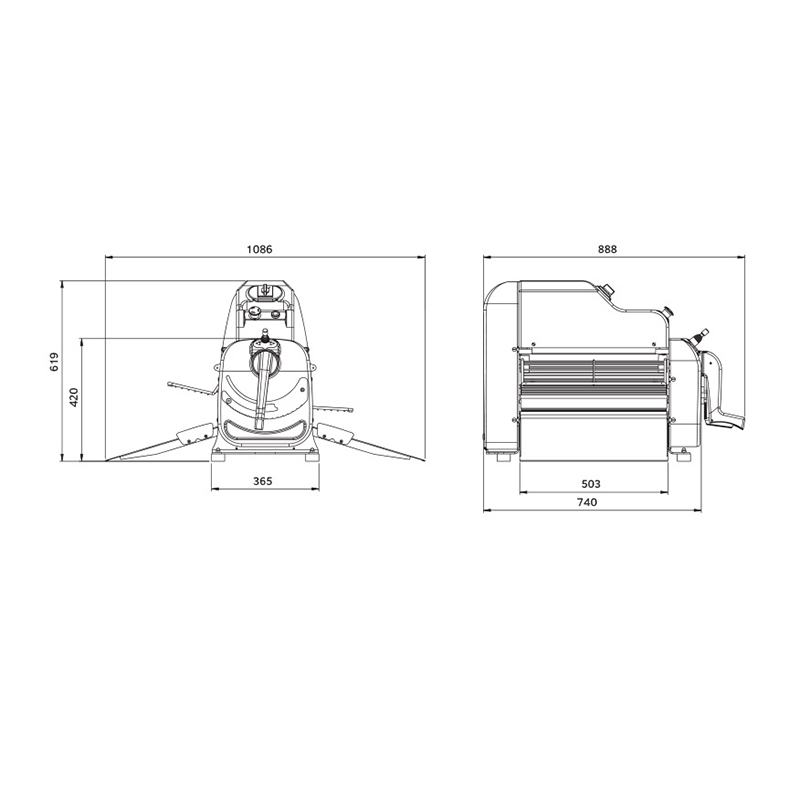 Тестораскатка Rollmatic S5BM