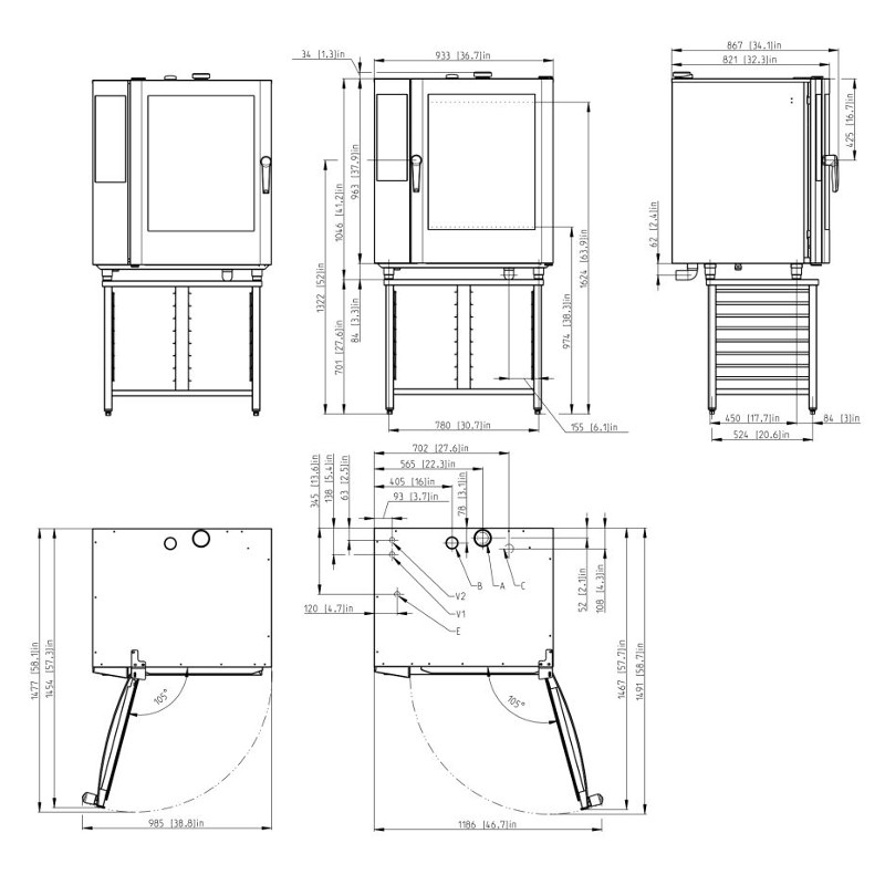 Пароконвектомат Retigo O1011IC VISION II