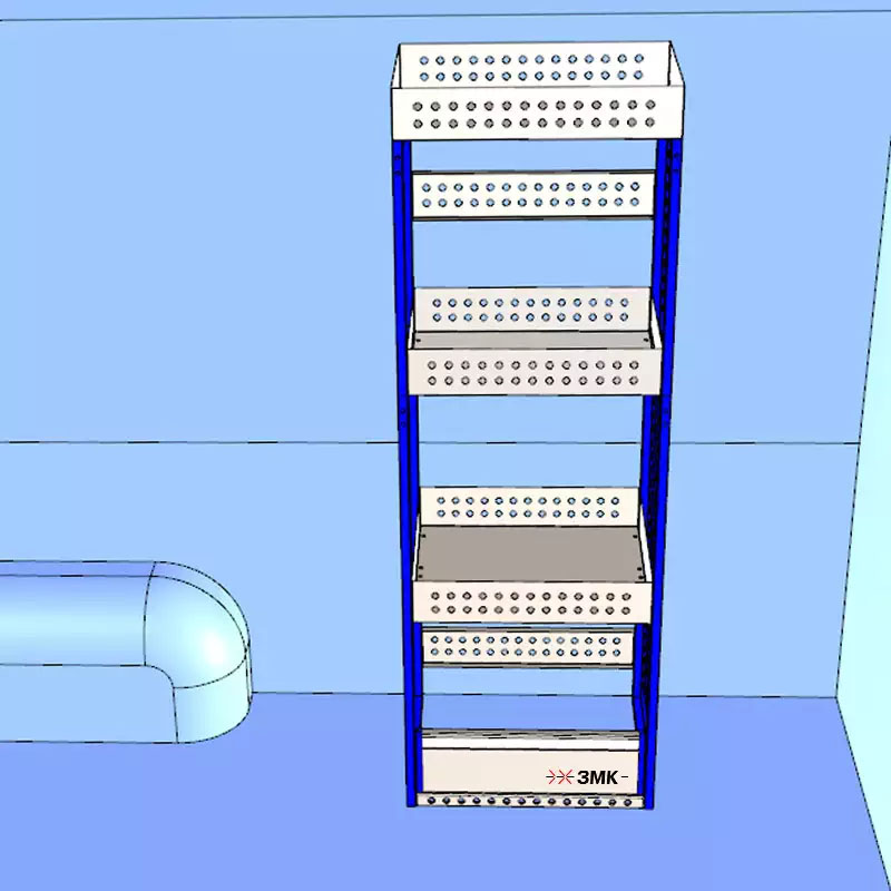 Стеллаж ЗМК РИ.AM.2.538.1608.540.440