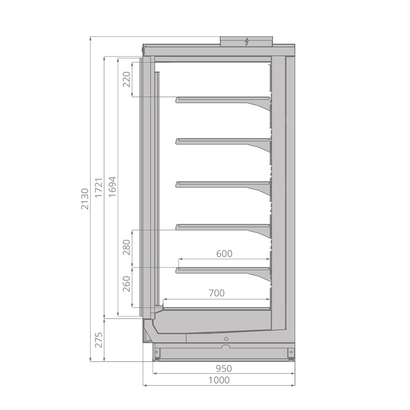 Морозильный шкаф Brandford Odissey 375