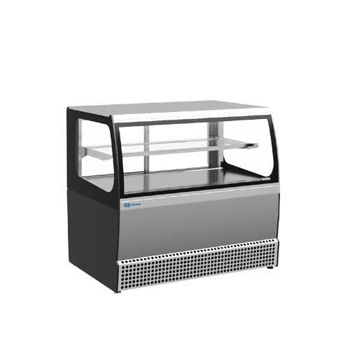 Витрина кондитерская KAYMAN KВК-950М кассовая люкс серый матовый