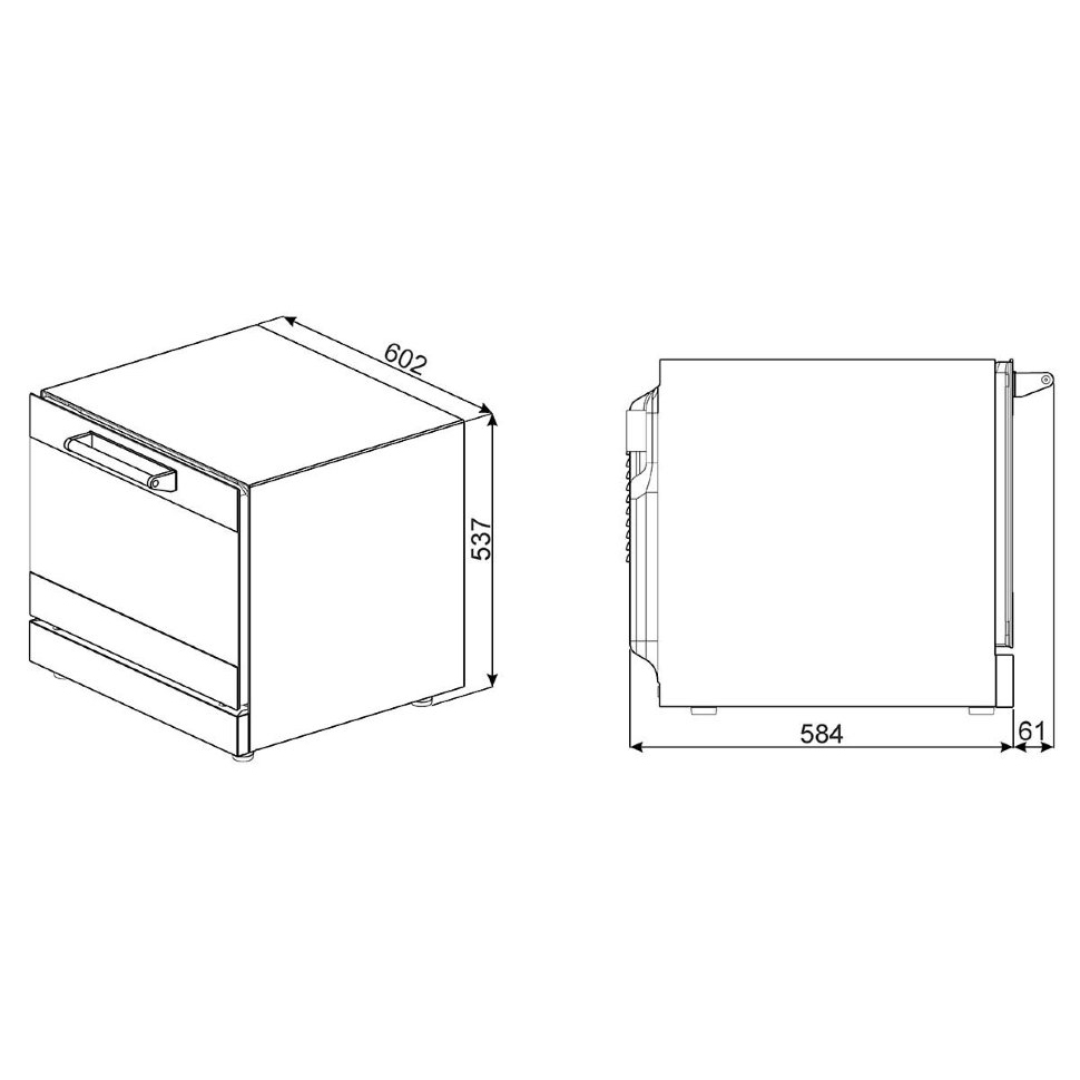 Конвекционная печь Smeg ALFA43XE