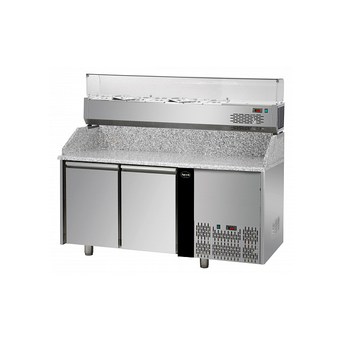 Стол для пиццы Apach APZ02+VR4 160 VD