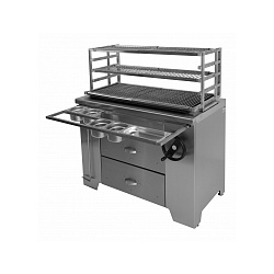 картинка Мангал многофункциональный угольный Grill Master УММ/2 (L1200) ROBATA