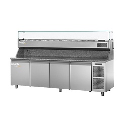 картинка Стол холодильный для пиццы Apach Chef Line LTPZ1111TUD32 GN 1/4